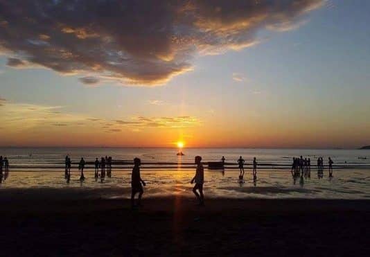 bình minh trên biển sầm sơn
